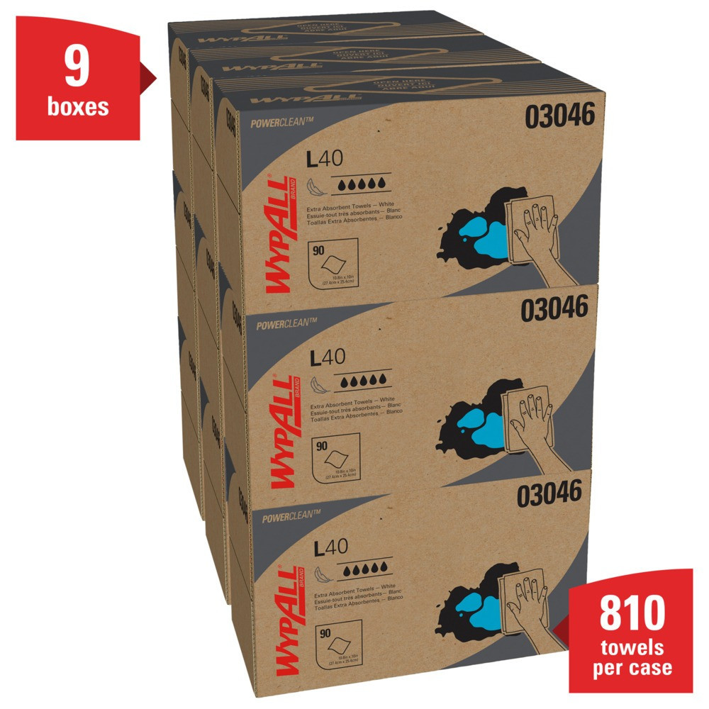 Kimberly Clark 3046 Wypall L40 All Purpose Wipers