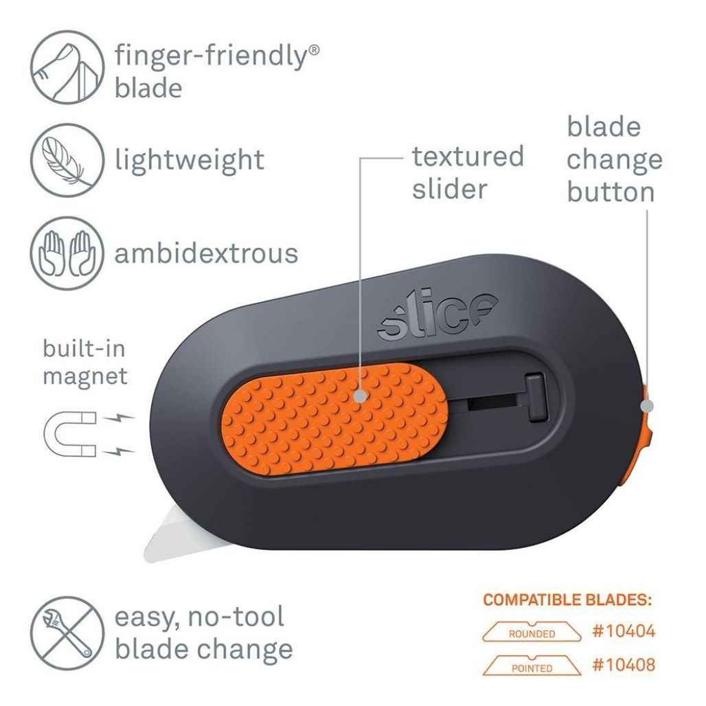 Slice 10515 Manual Retracting Mini Box Cutter