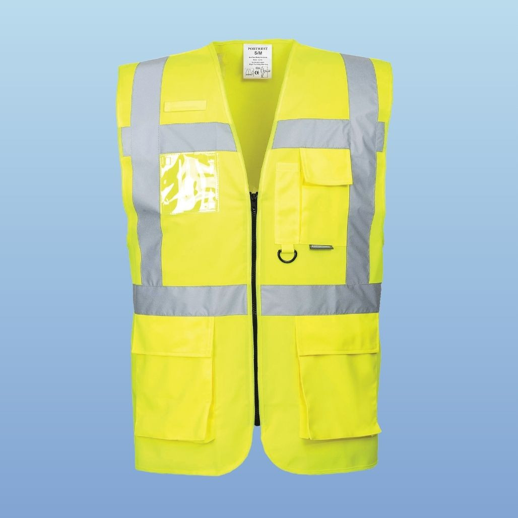 ウェステリア Portwest UC492 Berlin Executive Safety Vest