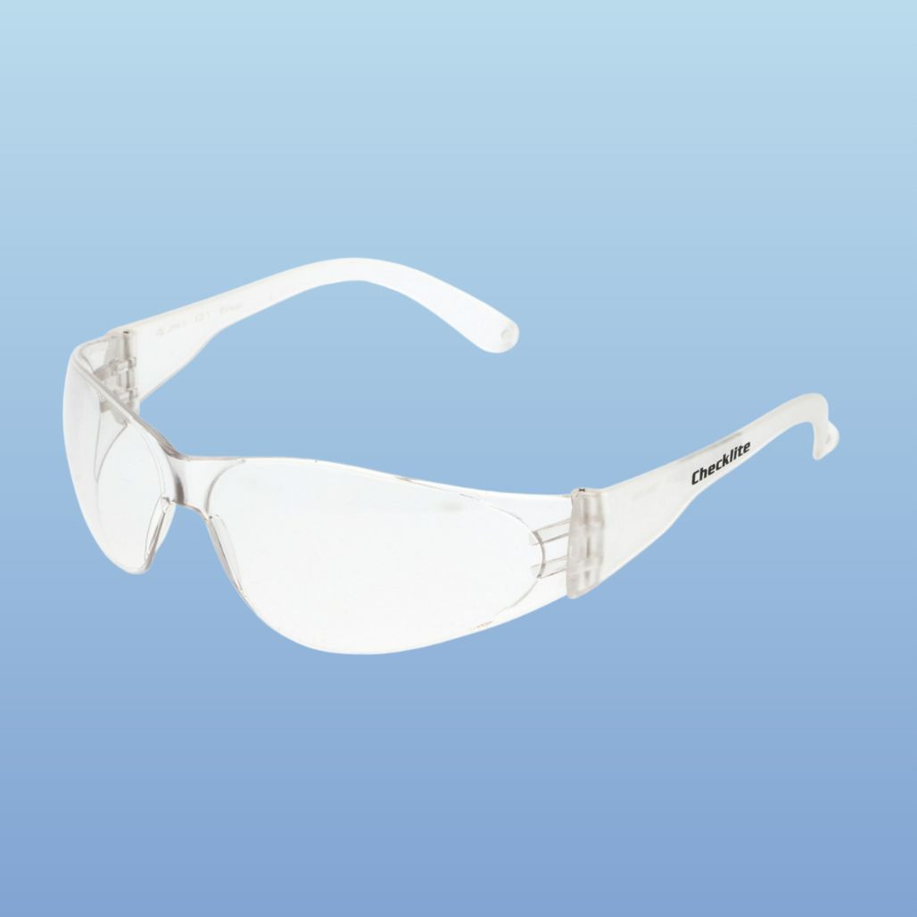 MCR Safety CL1 Clear Lens Ballistic Rated Safety Glasses