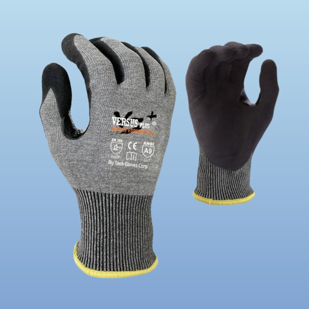 Versus Plus Micro-foam Nitrile Coated Cut Glove - ANSI A9