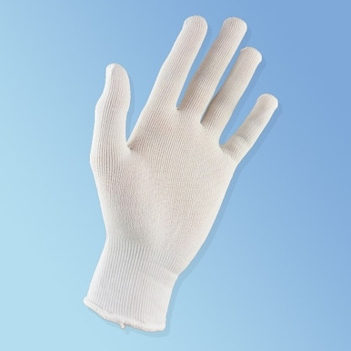 Sure Knit Nylon Glove Liners, Lint Free Full Finger, 12/pair/pack