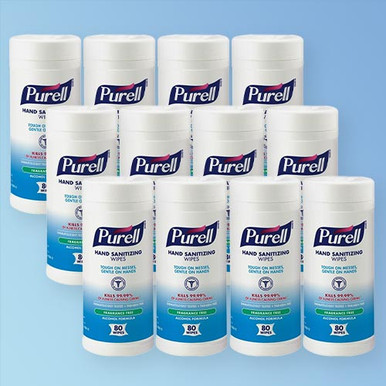 Purell Hand Sanitizing Wipes Alcohol Formula, Packets, (9020-06-EC)