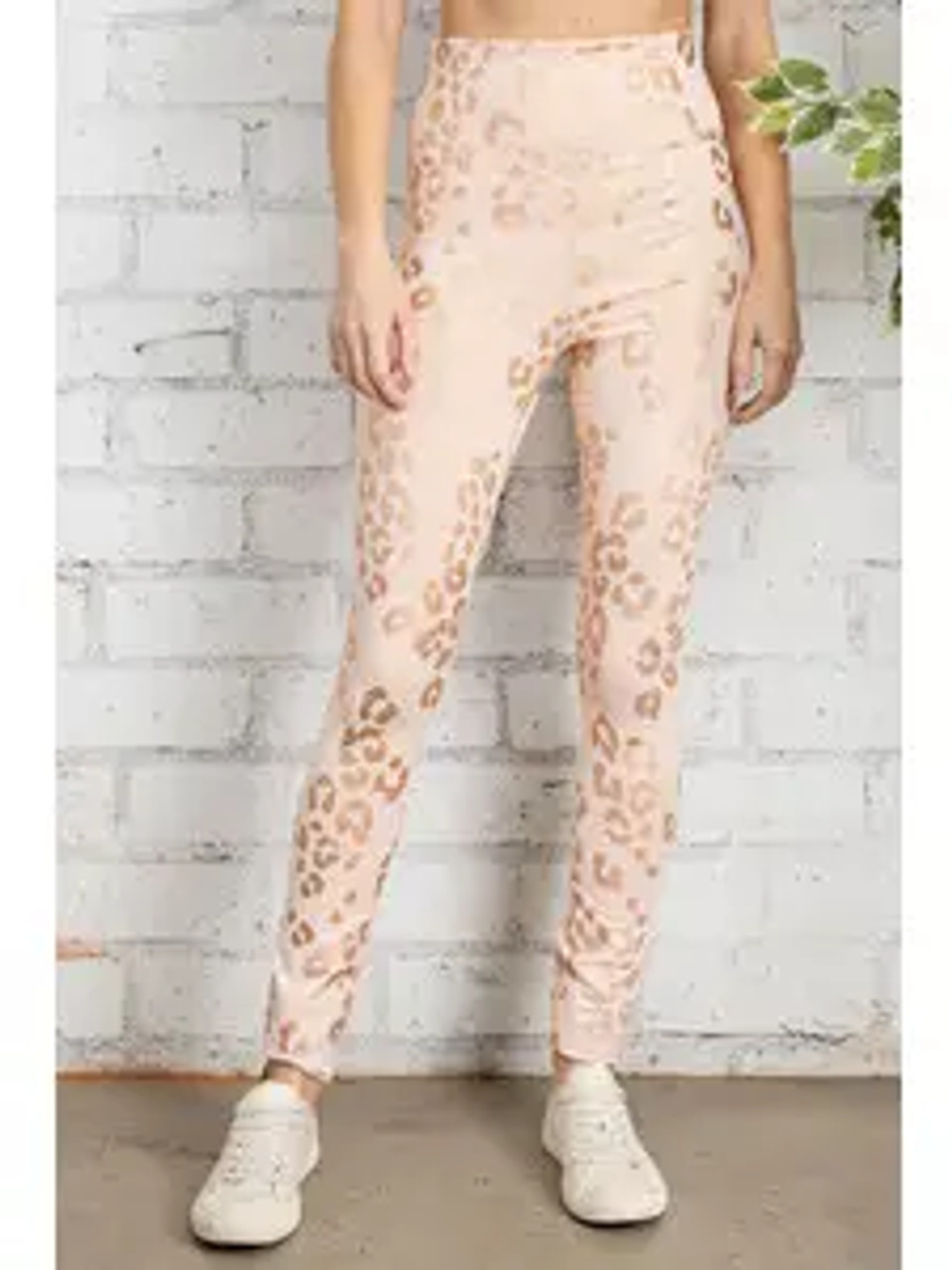 High Waisted Leopard Print Legging