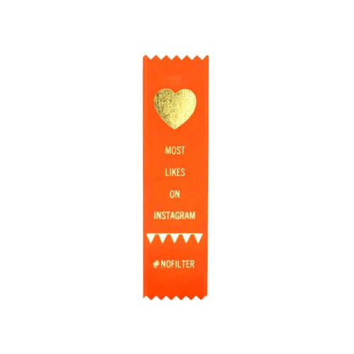 Most Likes On Instagram Participation Ribbon