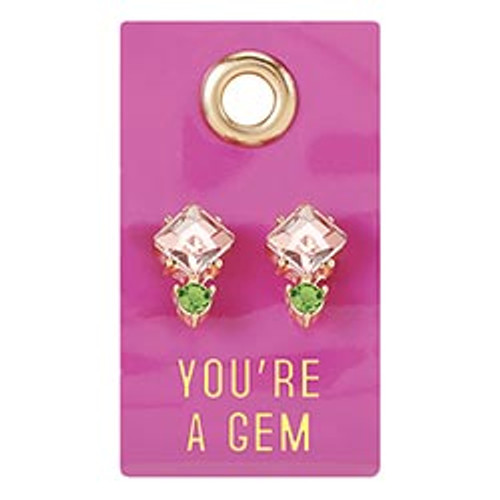 You're A Gem Gemstone Earrings