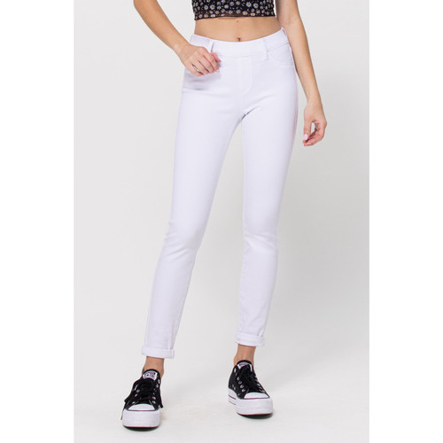Stretch and Comfy White Jeans