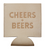 Cheers and Beers Leather Can Cooler