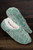 Chic Chenille Cable Knit Slippers in Mint