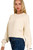 Melange Reglan Sweater in Ivory