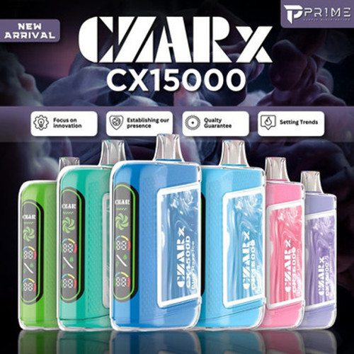 CZARx CX15000 Disposable Vape 5% Nic