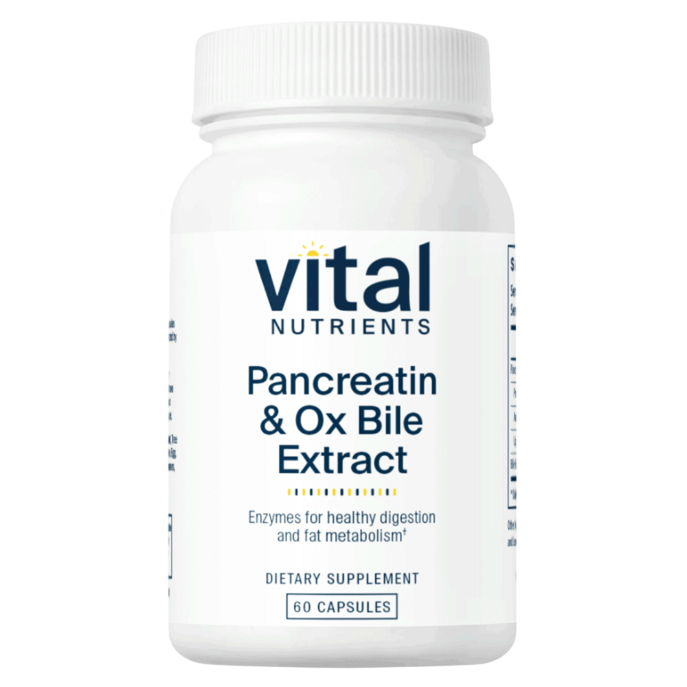 Pancreatin & Ox Bile Extract 60 (vcaps)
