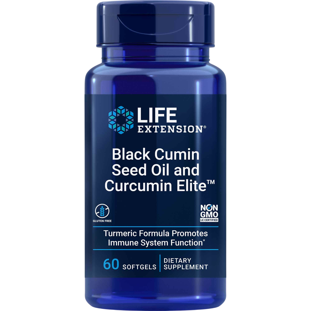 Black Cumin Seed Oil and Curcumin Elite™ Turmeric Extract (60ct)
