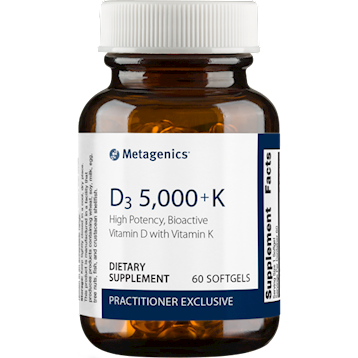 D3 5,000 + K 60 softgels