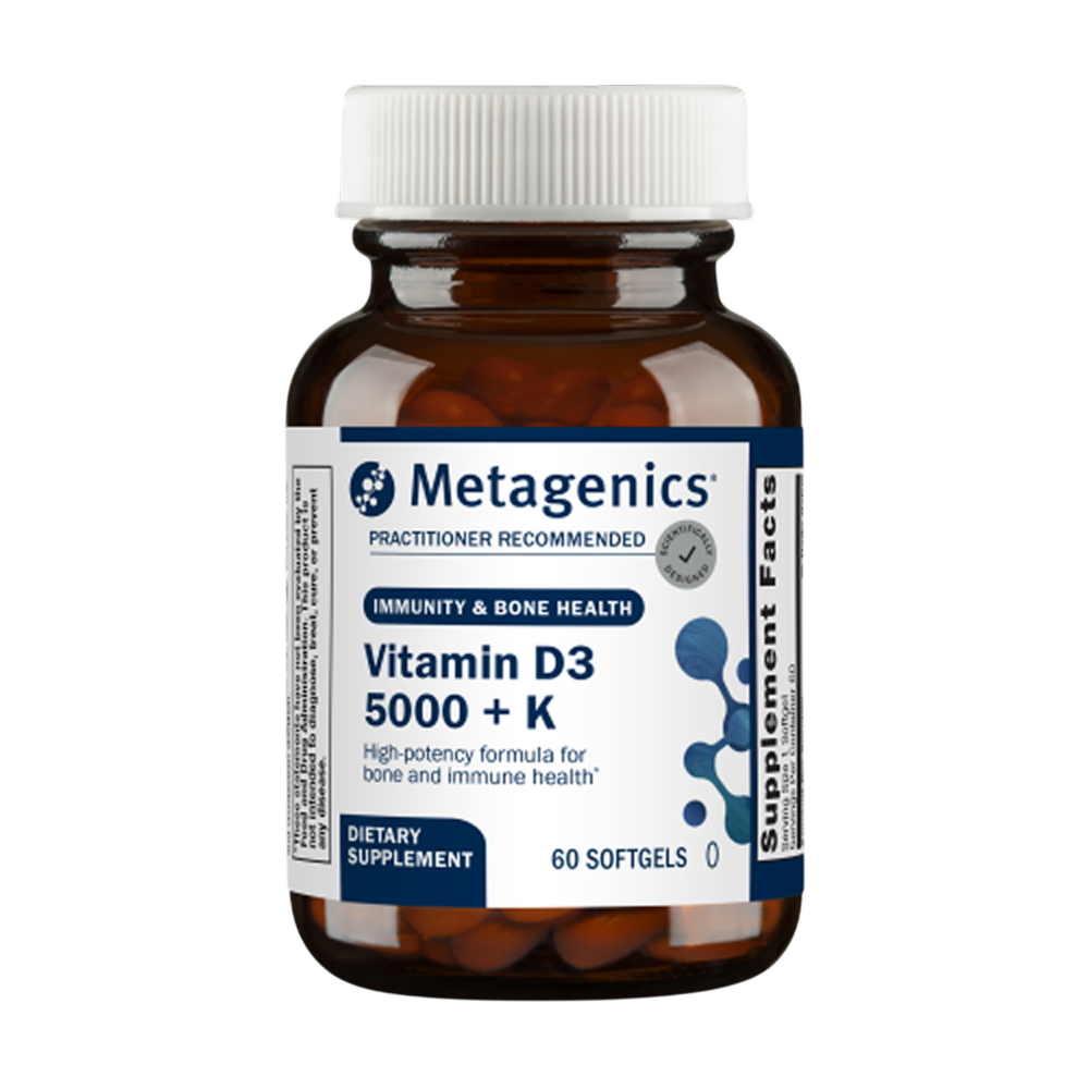 D3 5,000 + K 60 softgels