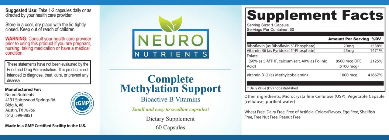 Complete Methylation Support