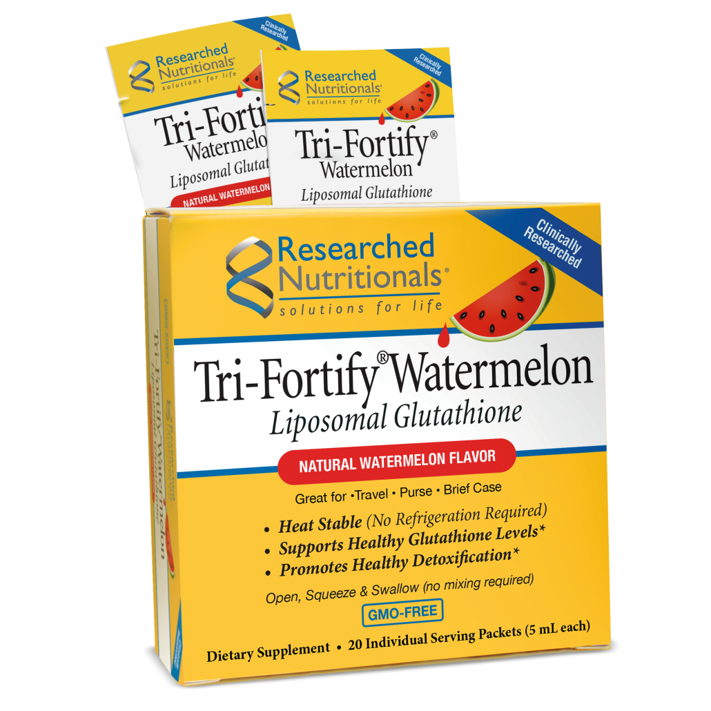 Tri-Fortify Liposomal Glutathione Watermelon Box of 20