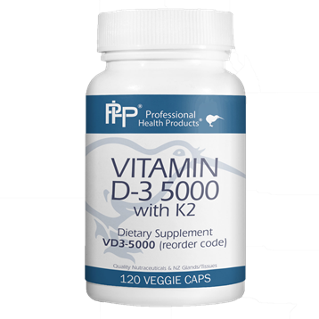Vitamin D-3 5000 with K2 (120ct)
