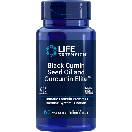 Black Cumin Seed Oil and Curcumin Elite™ Turmeric Extract (60ct)