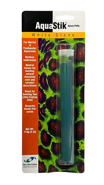 Two Little Fishies AquaStik White Stone Coral Epoxy 4oz