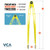 VCA 12" Never-Rust Aquarium Tweezers UV - UV Yellow