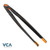 VCA 12" Never-Rust Aquarium Tweezers UV - Lava-Rock Black