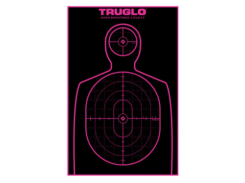 Handgun Target 12 x 18 Pink