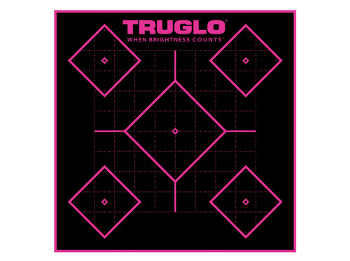 5-Diamond Target 12 x 12 Pink