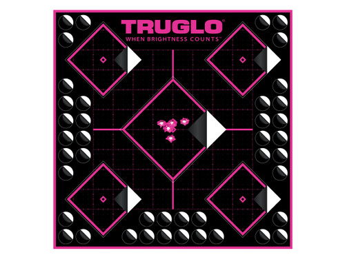 5-Diamond Target 12 x 12 Pink