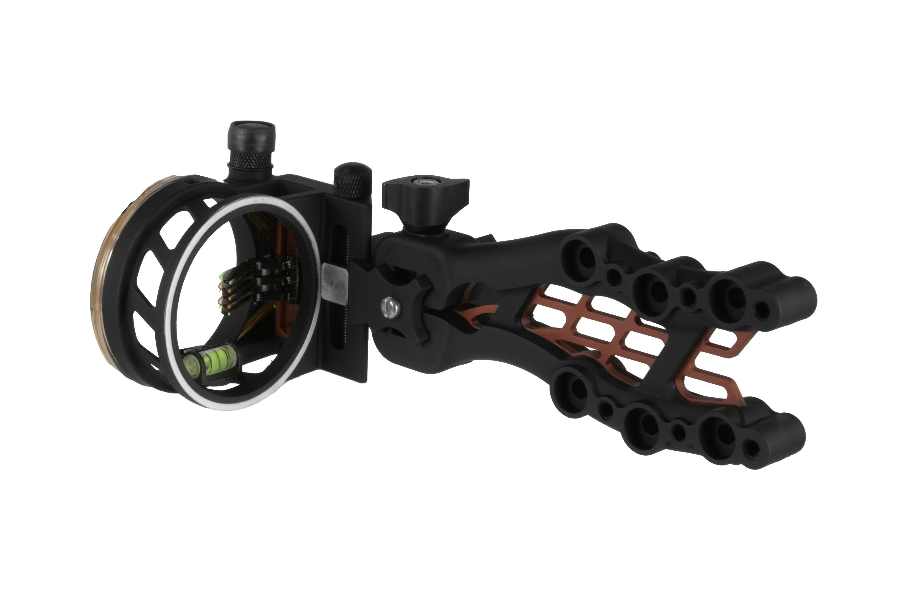 Truglo Carbon Hybrid Micro 5 Ambidextrous Fixed Pin Bow Sight (TG7515B) With Light