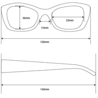 Madison Full Tinted Sun Reader Women/1.50,2.00,2.50