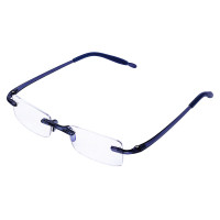 Visualites Blue Filtering Reading Glasses Navy Frame Men's & Women .50