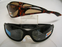 Sports Wrap Polorized Sunglass Smoke Amber