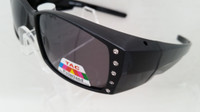 Over Glasses Polarized Sunglasses Black/RS #8855(Sm)