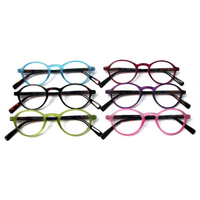 Lizzie Oval  Plastic Womens Reading Glasses/Blue