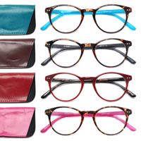 plastic oval bifocal style reading glasses