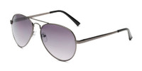 Aviator bifocal sun reader smoke