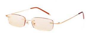 Unisex Computer Light Weight Reading Glasses/ Gold