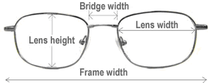 Small Elongated Oval Clip-On Polarized Smoke #2548 - Frame 4 1/4" to 5", Lenses 1 1/4" H X 2" W