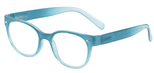 Darcy retro teal blue  plastic frame low power .75