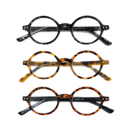 Circle  Round Bifocal Reading Glasses for men and women