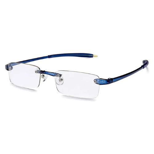 Visualite Rimless Reader Navy