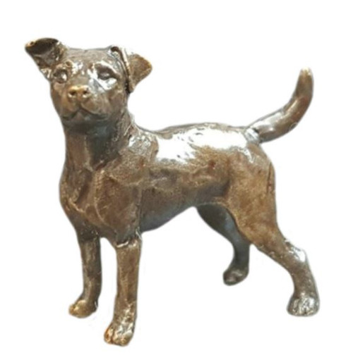 Richard Cooper and company , butler and peach collection, bronze sculpture,  Jack Russell - 2071