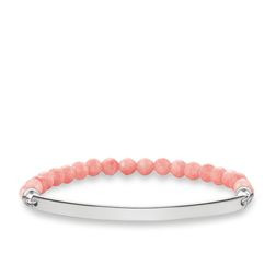 Thomas Sabo Bracelet, Pink Bamboo Coral , Love Bridge,LBA0001-590-9-L17