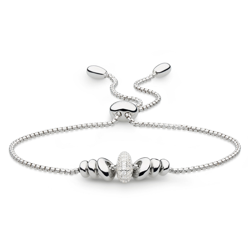 Kit Heath, Coast Tumble, Glisten Pavé, Toggle Bracelet - 70161CZ