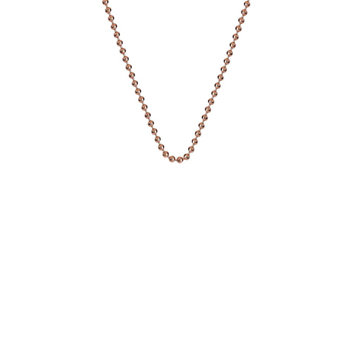 Emozioni, Anais, 24", Rose Gold Plated, Bead Chain - CH052