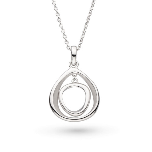 kit heath, silver, coast shore double link pendant/necklace - 90057SRP