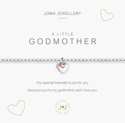Joma Jewellery, Brass/Silver Plate, bracelet, meaning Godmother - 2079