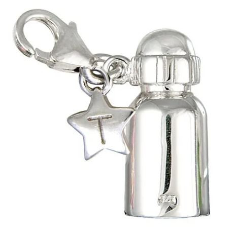silver,  Harrisons Jewellers, Tingle Charm, hiker, walker, water bottle - SCH22