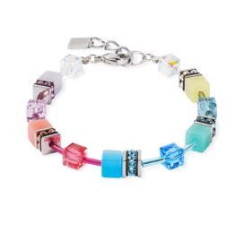 coeur de lion, crystal bracelet, bracelet, blue, multicolour, new, gift, 2838/30-1517